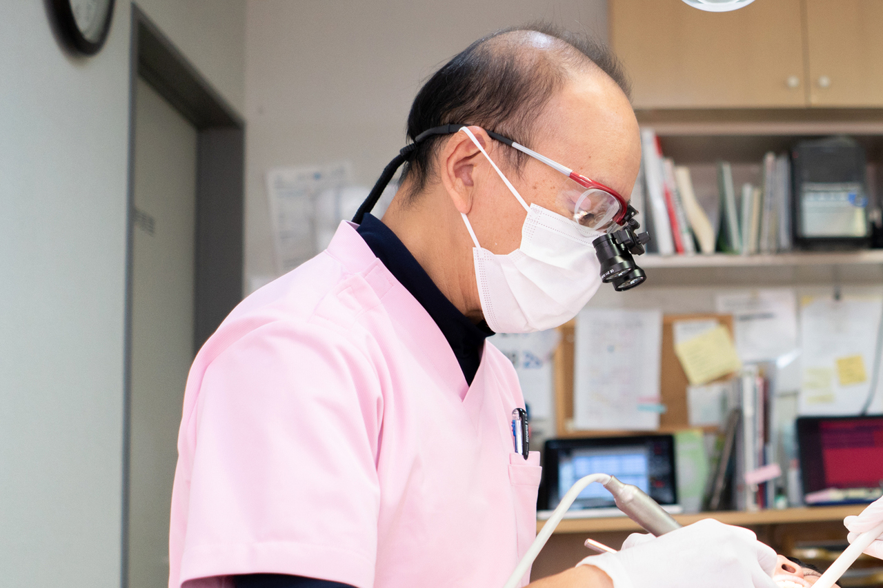 岩見沢市の歯医者、ハタテ歯科医院の院長